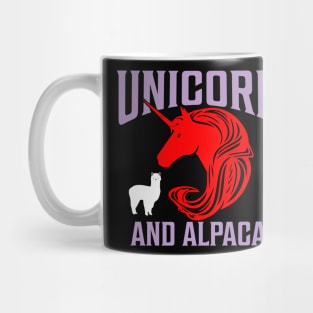 Unicorn and Alpaca Mug